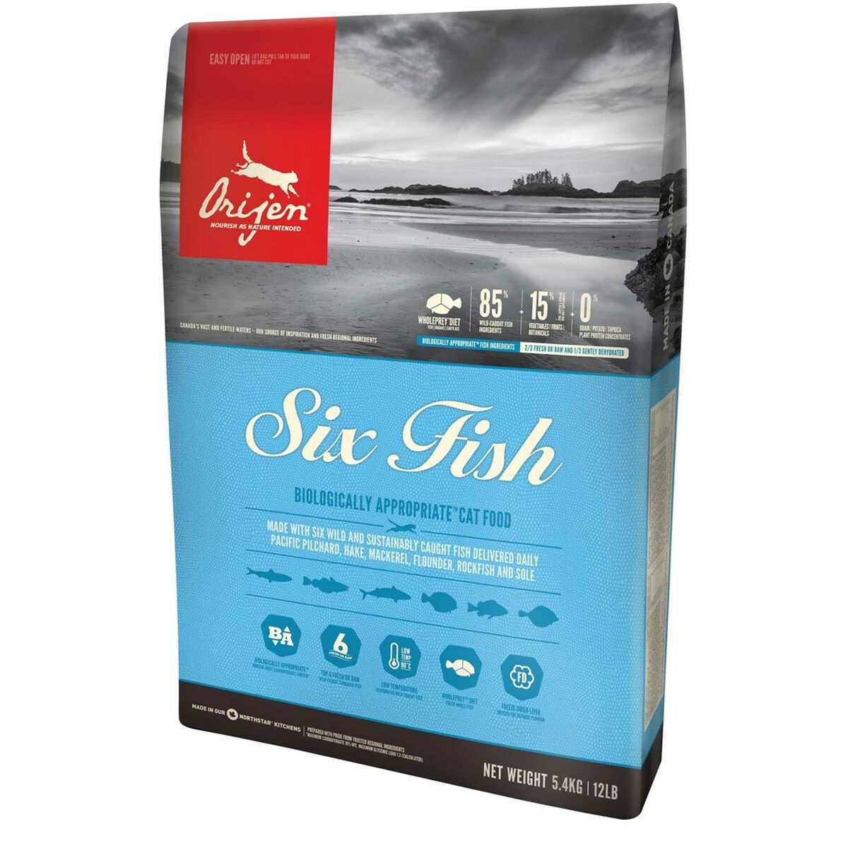 Aliments pour chat Orijen Adult Adulte Poisson 5,4 kg