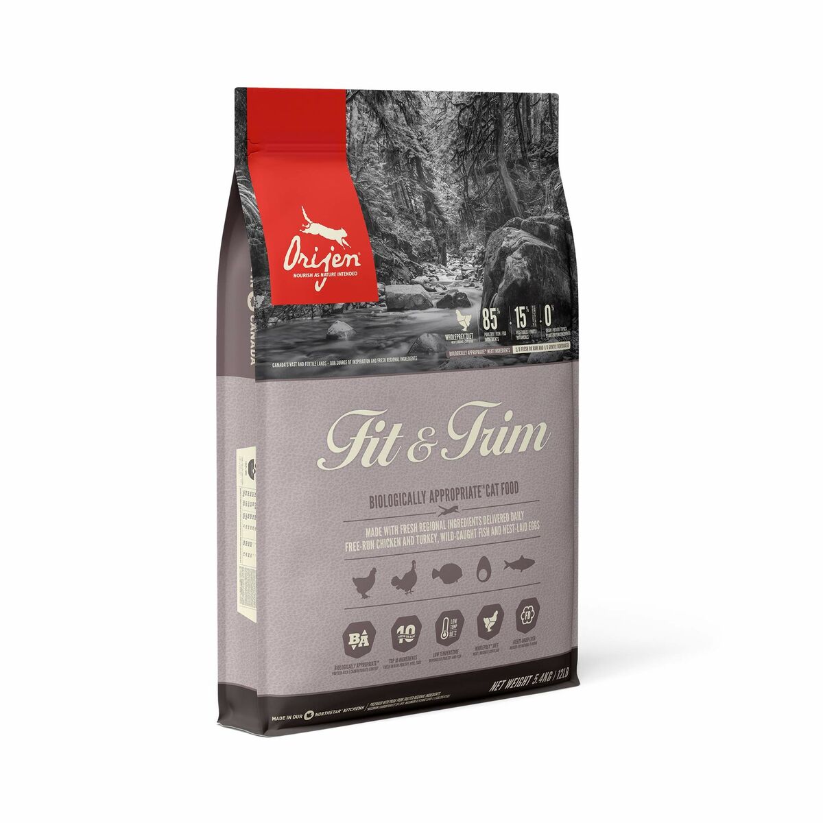 Aliments pour chat Orijen Poulet Dinde 5,4 kg