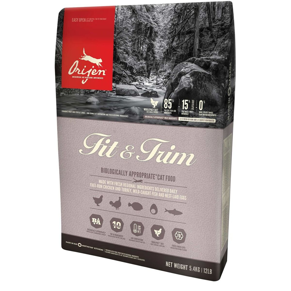 Aliments pour chat Orijen Poulet Dinde 5,4 kg