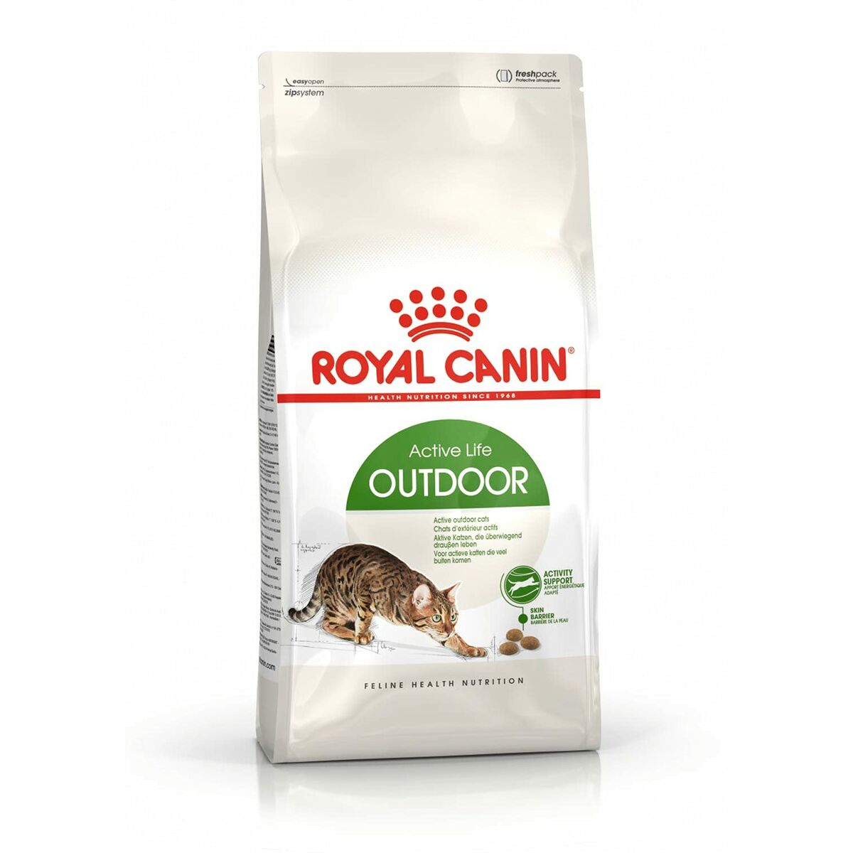 Aliments pour chat Royal Canin Active Life Outdoor Adulte Poulet 4 Kg