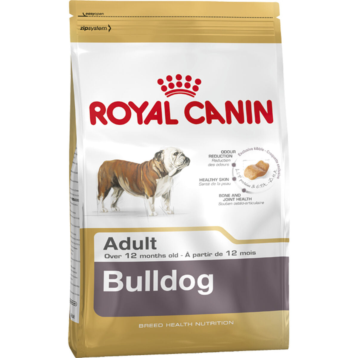 Nourriture Royal Canin Bulldog Adult Adulte Poulet Viande Riz 12 kg