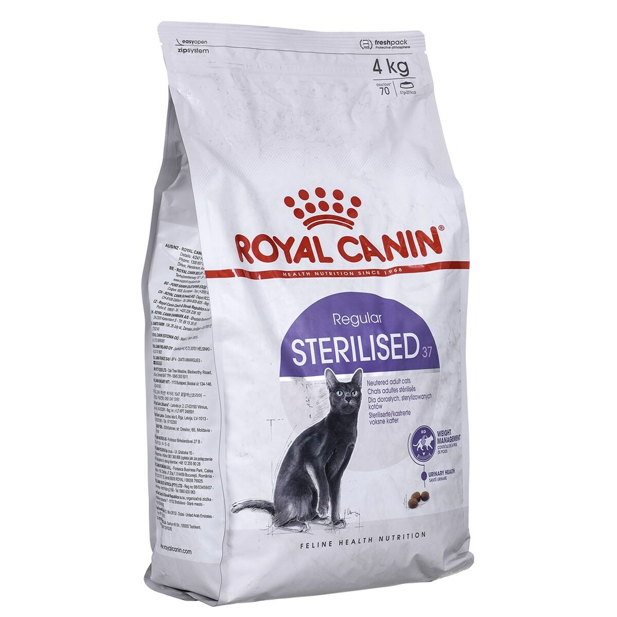 Aliments pour chat Royal Canin Sterilised 37 Adulte Poulet 4 Kg