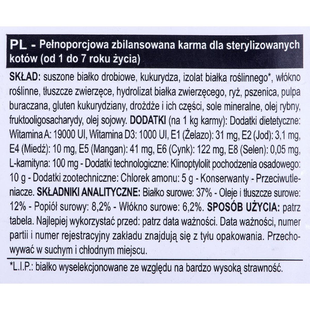 Aliments pour chat Royal Canin Sterilised 37 Adulte Poulet 4 Kg