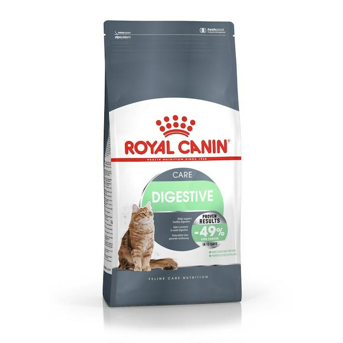 Aliments pour chat Royal Canin Digestive Care Adulte Poisson Riz Légumes 10 kg