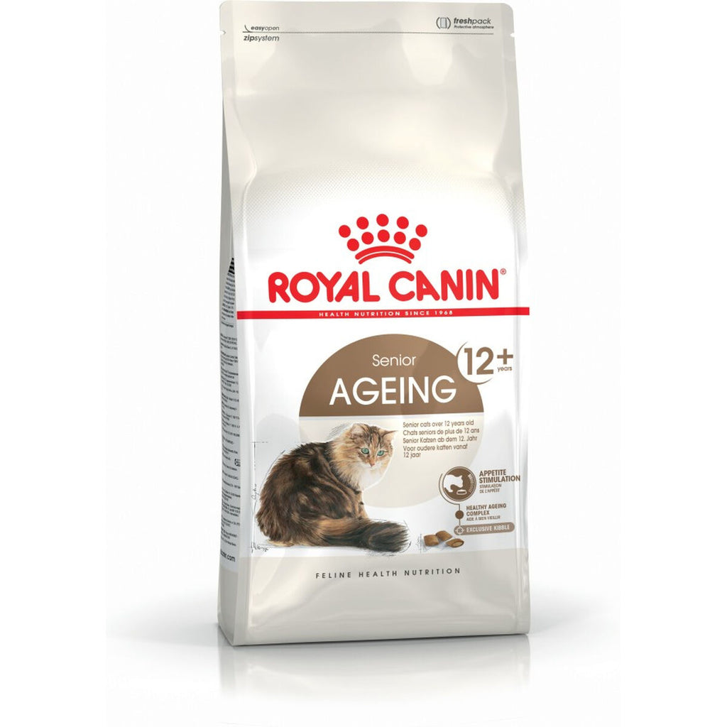Aliments pour chat Royal Canin Senior Ageing 12+ Senior Poulet Légumes 4 Kg