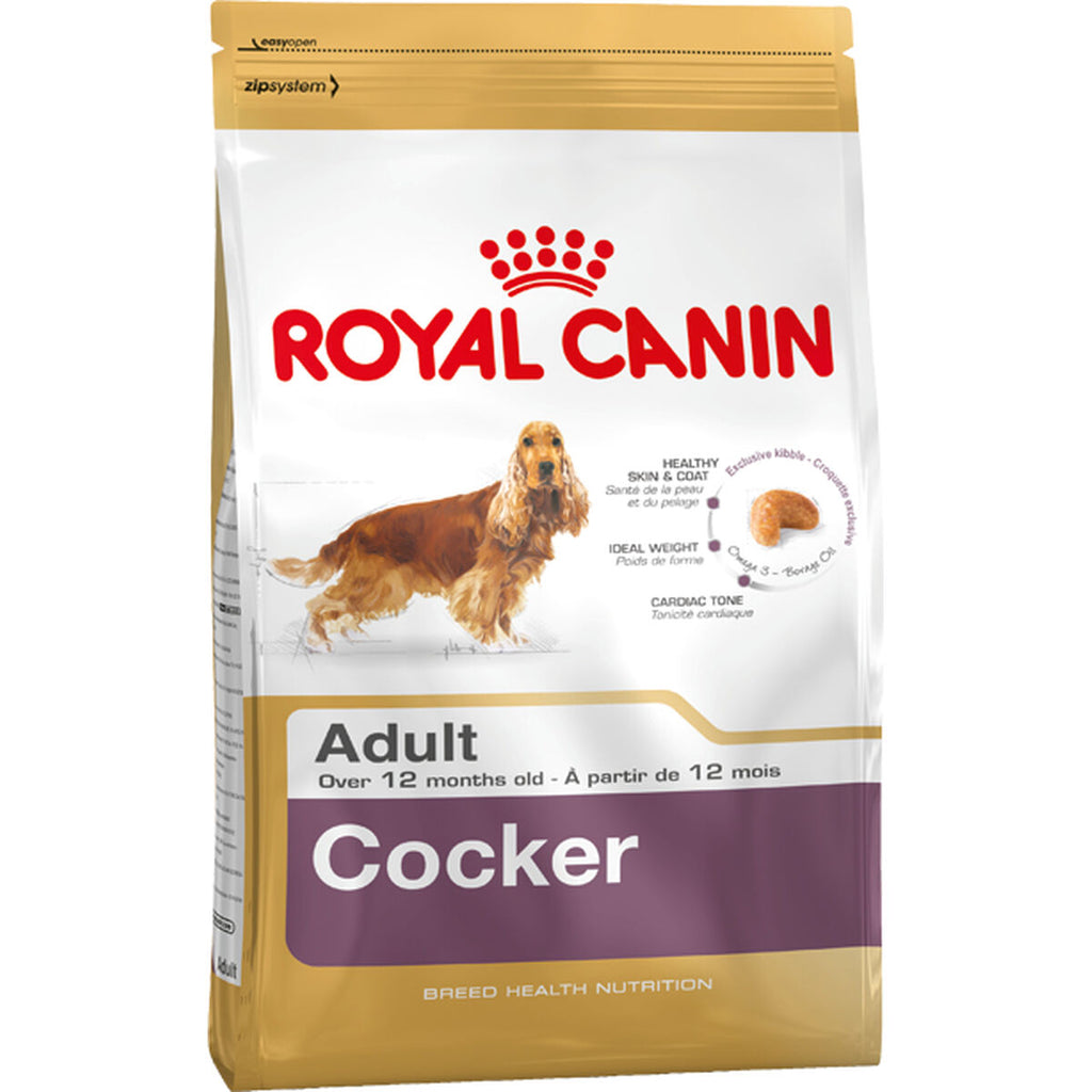 Nourriture Royal Canin Cocker Adult Adulte Poulet Riz Maïs 12 kg