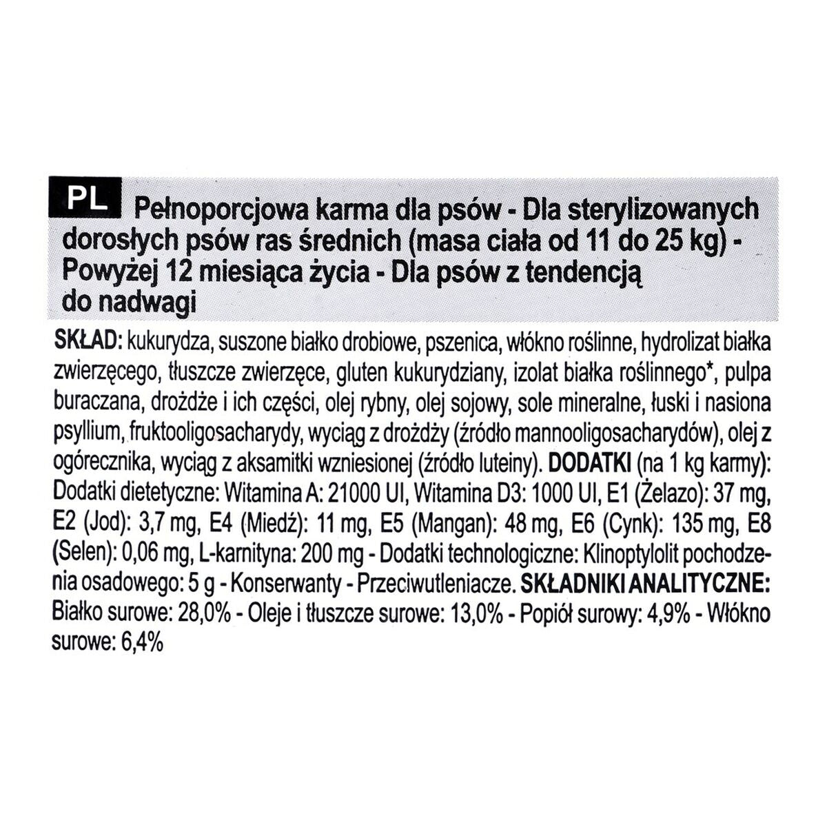 Nourriture Royal Canin Sterilised Adulte 12 kg