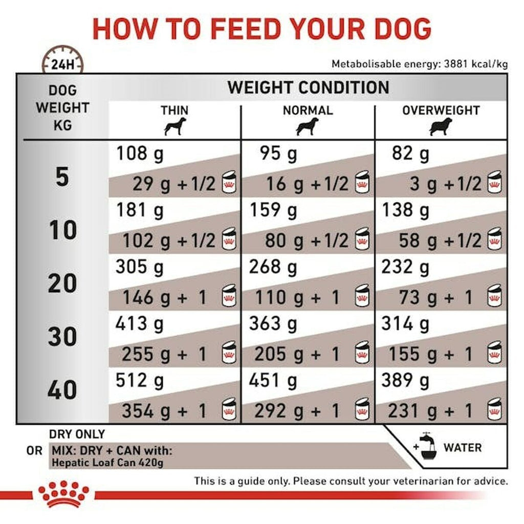 Nourriture Royal Canin Hepatic Adulte Viande 7 kg