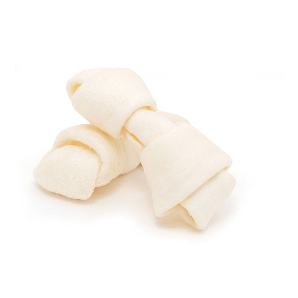 Snack pour chiens Gloria Rawhide Veau Nœud Masticable