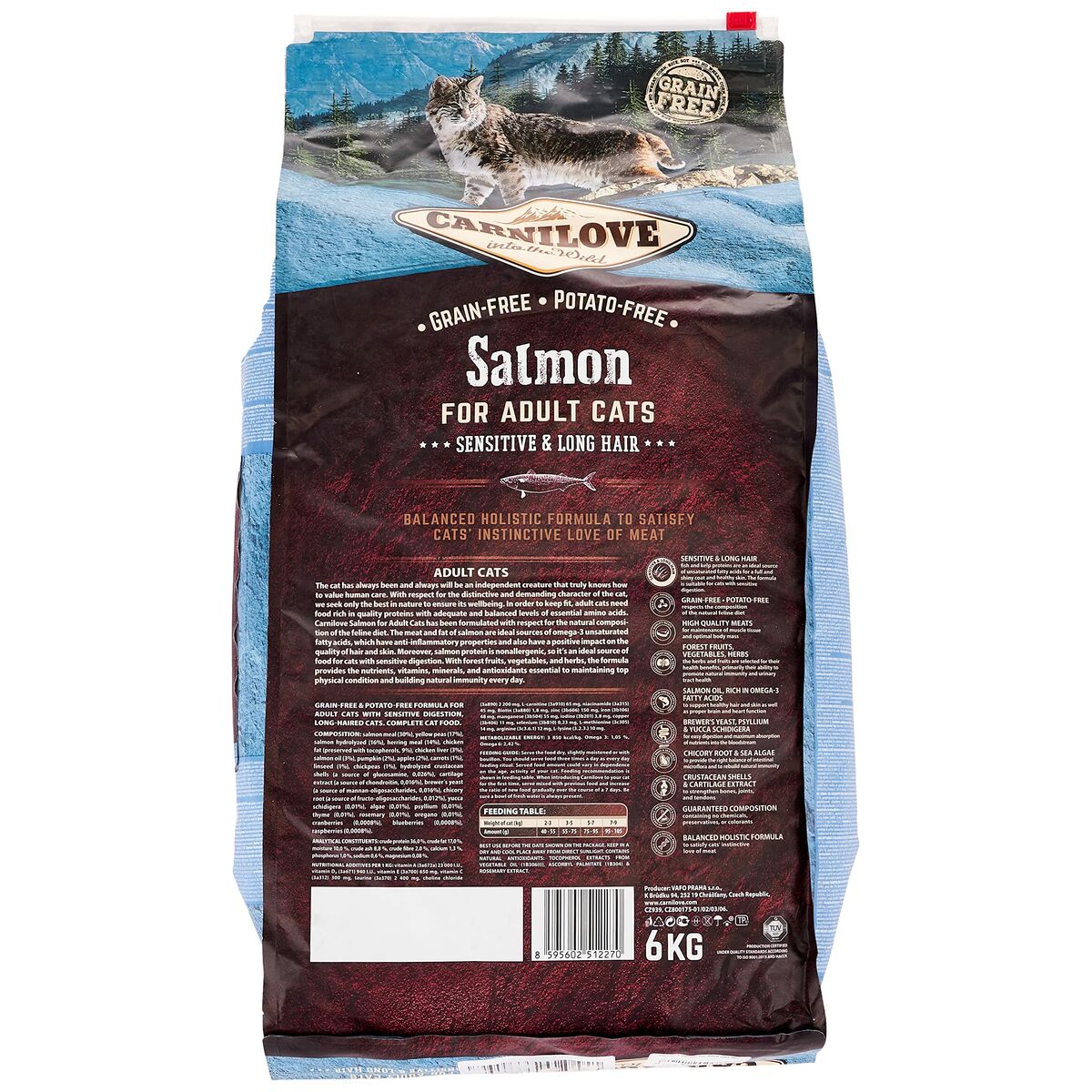 Aliments pour chat Carnilove Saumon 6 Kg
