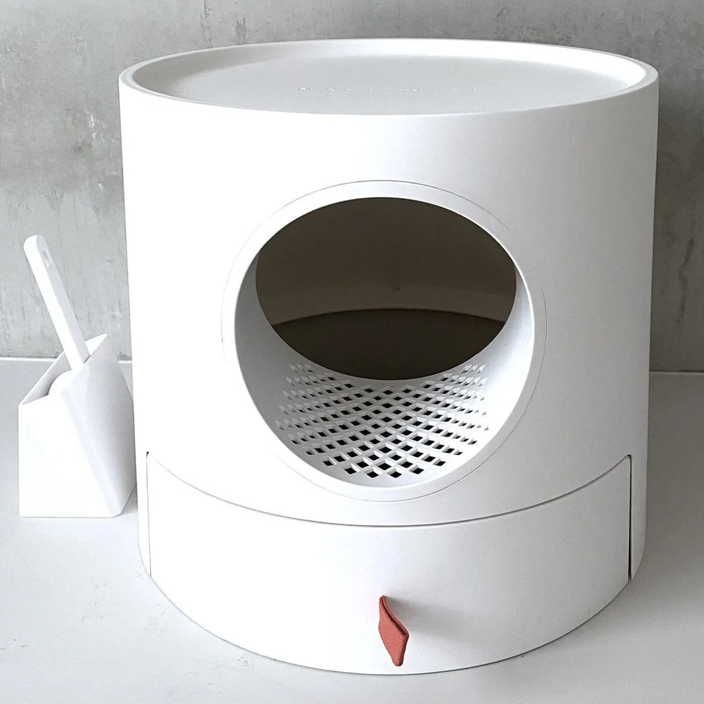 Bac à litière design avec tiroir - avec griffoir