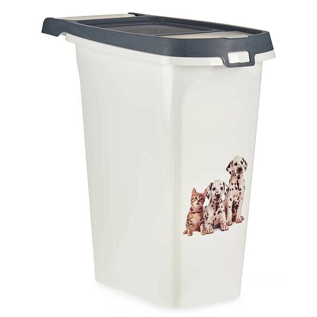 Distributeur Mascow Anthracite 10 L Animaux de compagnie (8 Unités)