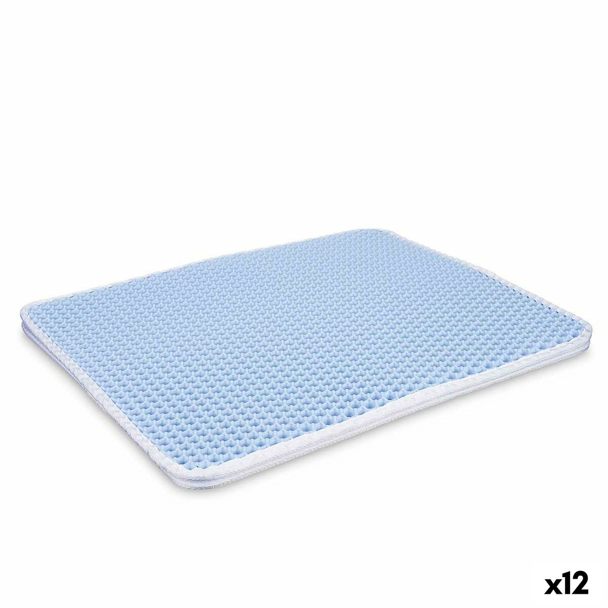 Tapis de Litière pour Chat Mascow Bleu 60 x 45 x 1,5 cm (12 Unités)